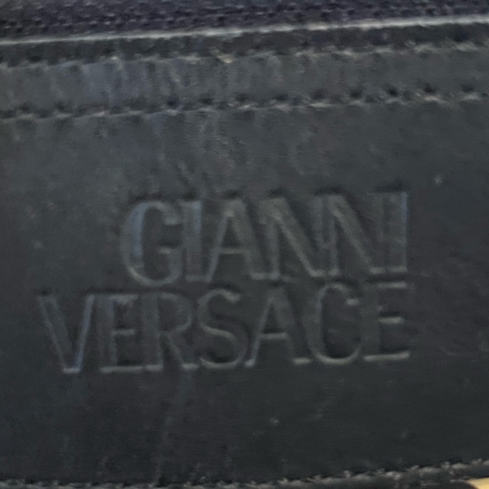 Authentic Gianni Versace Leopard Print Satchel (B… - image 3